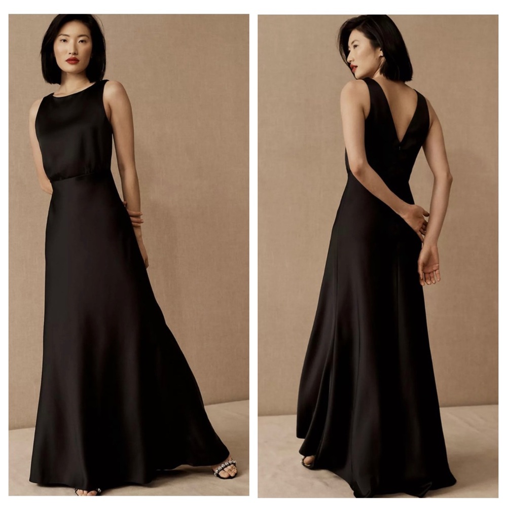 BHLDN Beckett Black Dress